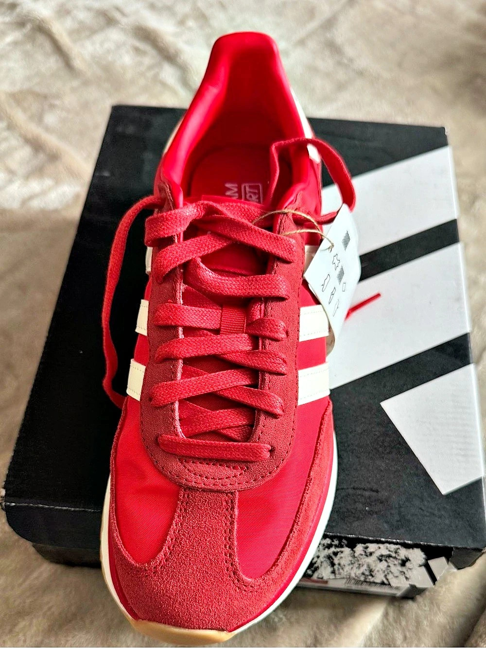 adidas Run 70s 2.0 Sneakers Red & White US 8 NWT